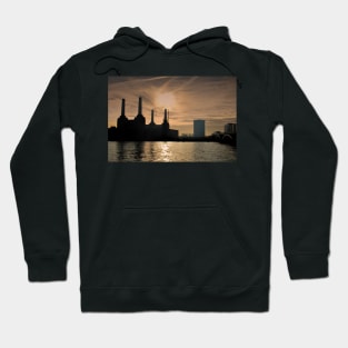 Battersea Power Station River Thames London Hoodie